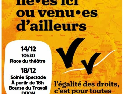 « Né.es ici ou venu.es d’ailleurs » : Samedi 14 décembre à DIJON