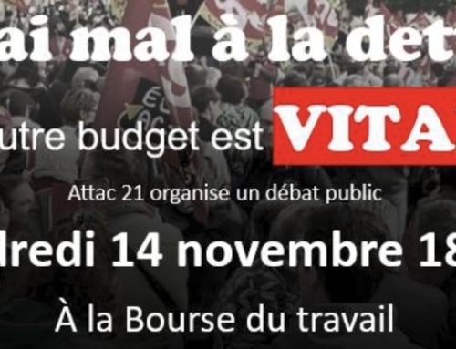 Débat public ATTAC21 dette-budget 14 nov 18h30 bourse du travail