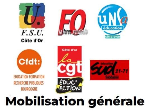 Appel intersyndical : Mobilisation générale Rentrée 2026 !